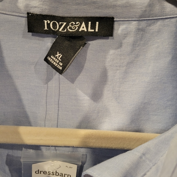 Roz and Ali button up work blouse xl - Picture 5 of 5
